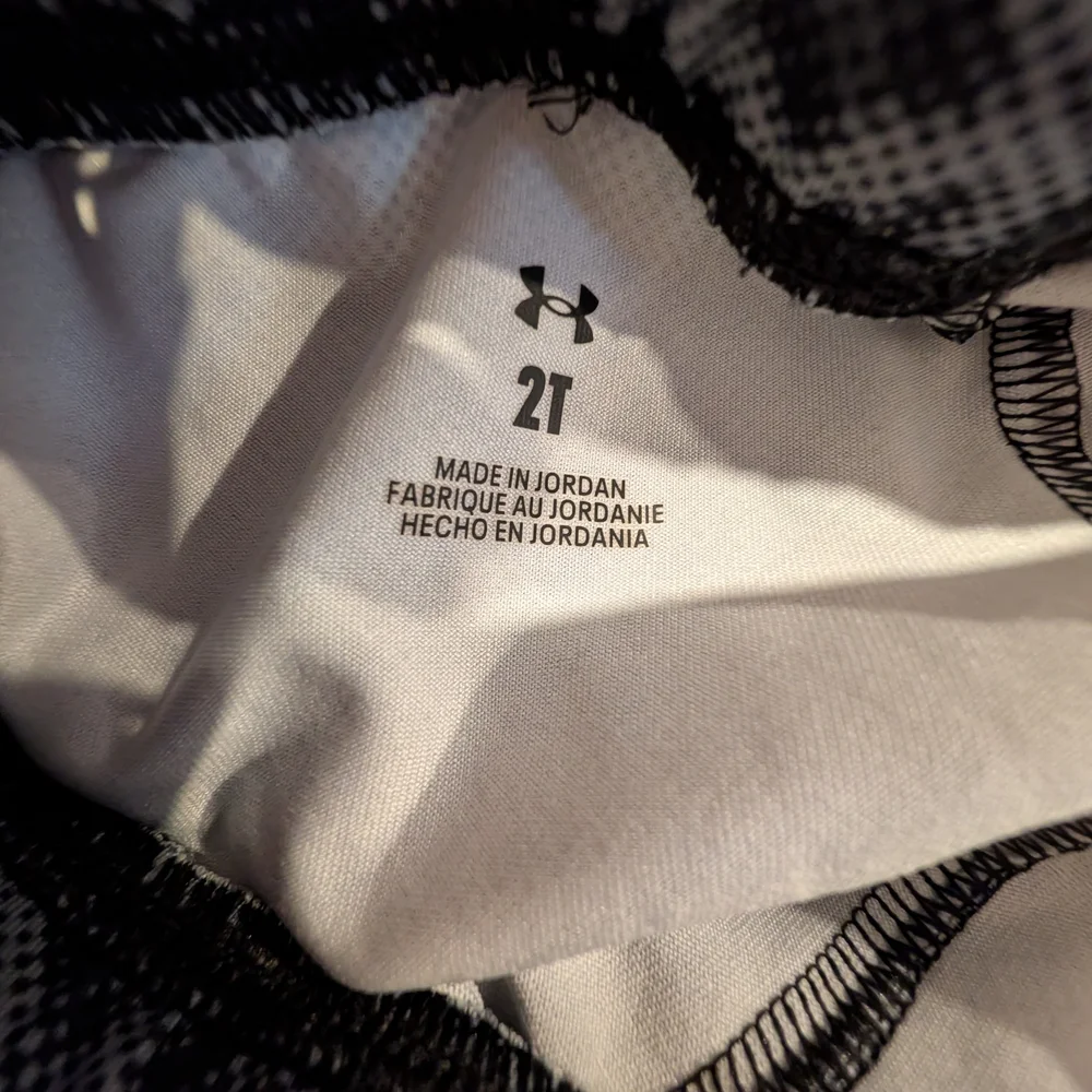 Under Armour 2T Kids' Gray Patterned Leggings